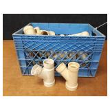 Lot of (25) 1-1/2" x 1-1/2" x 2" PVC DWV Wyes