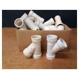 Lot of (20) 1-1/2"  PVC DWV Wyes