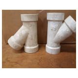 Lot of (20) 1-1/2"  PVC DWV Wyes