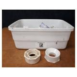 Lot of (20) 4" x 2" PVC DWV Bushings