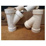 Lot of (20) 1-1/2"  PVC DWV Wyes