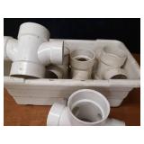 Lot of (6) 4" x  3" Double Sanitary Tees