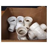 Lot of (8) 3" x  2" Double Sanitary Tees