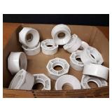 Lot of (17) 4" x 2" PVC DWV Bushings