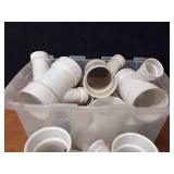 Lot of (9) 4" x 2" PVC DWV Double Wyes