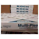 Lot of (12) KOCH 18" x 24" x 2" MERV 8 Air Filters