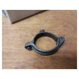 Lot of (100) 1-1/2" Malleable Split Ring Steel Pipe Hangers - Uses 3/8" Rod