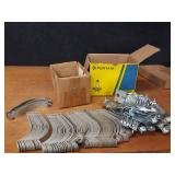 Lot of (30) 5" Pipe Strut Clamps & (23) 2-1/2" Pipe Strut Clamps