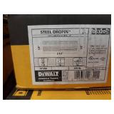 Lot of (100) DeWalt 5/8" Steel Drop In Anchors