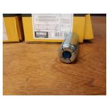 Lot of (100) DeWalt 5/8" Steel Drop In Anchors