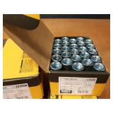 Lot of (100) DeWalt 5/8" Steel Drop In Anchors