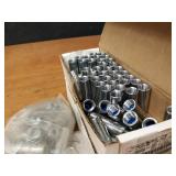 Lot of (130) 1/2" Steel Drop In Anchors