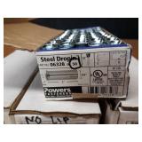 Lot of (190) 1/2" Steel Drop In Anchors