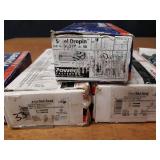 Lot of (190) 1/2" Steel Drop In Anchors