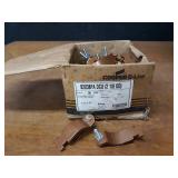 Lot of (50) 2" Copper Pipe Strut Clamps