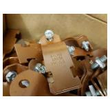 Lot of (80) 2" & 2.5" Pipe Strut Clamps