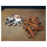 Lot of (46) 3" & 4" Pipe Strut Clamps