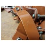 Lot of (46) 3" & 4" Pipe Strut Clamps