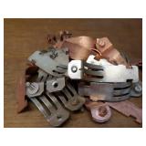 Lot of (46) 3" & 4" Pipe Strut Clamps