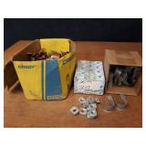 Large Lot of Assorted Pipe Strut Clamps and More