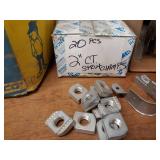 Large Lot of Assorted Pipe Strut Clamps and More