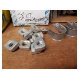 Large Lot of Assorted Pipe Strut Clamps and More