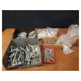 Large Lot of Bolts and Hardware - Bolt sizes include 3/8", 1/2",  5/8" & 3/4"
