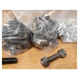 Lot of Bolts and Hardware - 3/4" x 3.5" Carriage Bolts and More