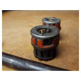 RIDGID Pipe Threader and (5) Dies
