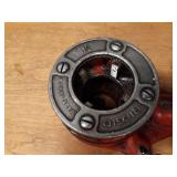 RIDGID Pipe Threader and (5) Dies