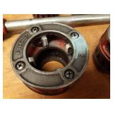 RIDGID Pipe Threader and (5) Dies