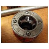RIDGID Pipe Threader and (5) Dies