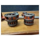 RIDGID Pipe Threader and (5) Dies