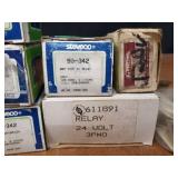 Lot of (16) Assorted HVAC Relays - Honeywell, GE and More