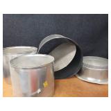 Lot of (4) Duct Dampers 14" (2) 16" & 20"