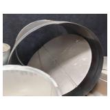 Lot of (4) Duct Dampers 14" (2) 16" & 20"