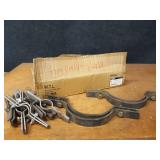 Lot of Riser Pipe Clamps 12", 2" And More