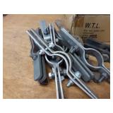 Lot of Riser Pipe Clamps 12", 2" And More