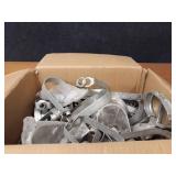 Large Lot of 2-1/2" IP Loop Pipe Hangers