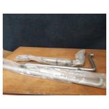 Lot of (3) Stainless Steel Handicap Bars - Longest is about 42"