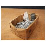 Lot of Chromed Brass Pipe Fittings and Nipples - Mostly 1/2"