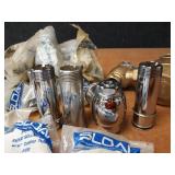 Large Lot of Watts and Sloan Repair Kits, Brass Fittings and More