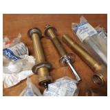 Large Lot of Sloan Repair Kits, Brass Fittings and More