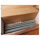 Brass Pipes, Faucet Parts and 5/8" Threaded Rods (12 @ about 13" Each)