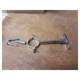 Lot of (25) Chrome Pipe Holders? - Inside Diameter is about 1-1/2" and Overall Length is about 6"