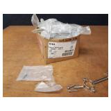 Lot of (25) Chrome Pipe Holders? - Inside Diameter is about 1-1/2" and Overall Length is about 6"