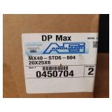 Case of (2) Air Filters - 20" x 25" x 6" - MERV 8