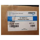 Case of (12) Air Filters - 9-3/4" x 26" x 2"