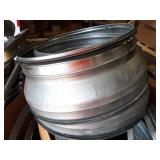 PALLET LOT - Rings and Clamps for Spiral Duct and More - Sizes up to 24" Diameter