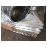 PALLET LOT - Assorted Duct Work - Steel & Aluminum 4" up to 16"